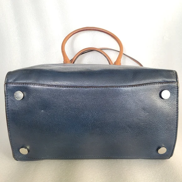 Michael Kors Large Sophie Zip Top Satchel Colorblock Leather With Strap - Picture 8 of 15